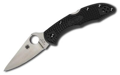 Spyderco Delica4 Lightweight Folding Knife VG10/Satin Plain Clip